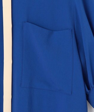 BEIGE， SIBYLLE /  配色カラーパフスリーブブラウス Blue x L.Orange