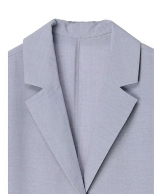 earth music&ecology ロングジレ Grayish Blue