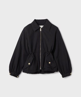 GRACE CONTINENTAL ナイロンパディングブルゾン ブラック