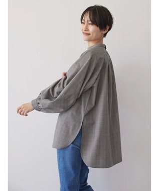 AMERICAN HOLIC ＳＥＴ　ボリュームスリーブシャツ＋ニットベスト Glen Check