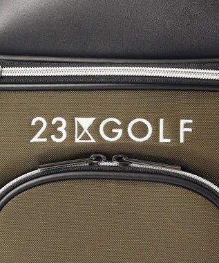 23区GOLF 【UNISEX】メランジシリーズ キャディバッグ カーキ系