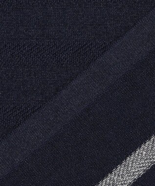 JOSEPH ABBOUD 【エコ素材/軽量/通気性/速乾性】ペーパーヤーンニット Ｔシャツ ネイビー系