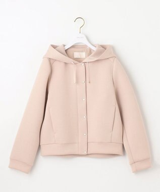 ANY SIS L 【洗える】スフレダンボール ブルゾン アイボリーベージュ