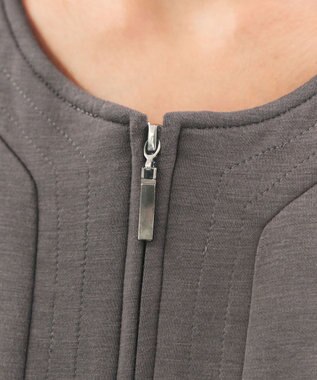 Tiaclasse 【洗える】ソフトダンボールジャケット チャコールグレー