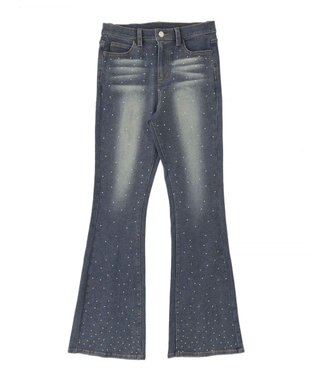 WEGO スターポケットラインストーンデニム デニム