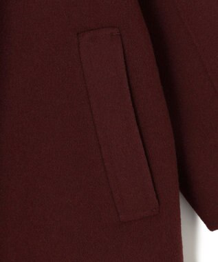 ICB 【CLASSY.1月号掲載】WoolRever ロングコート バーガンディ系