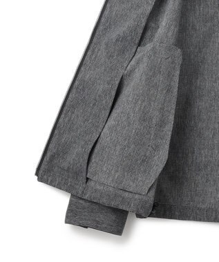 JOSEPH HOMME 新柄【洗える/ストレッチ/シワになりにくい】クールドッツストレッチ ジップアップフードブルゾン ライトグレー系