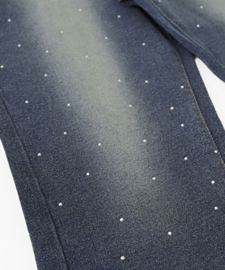 WEGO スターポケットラインストーンデニム デニム