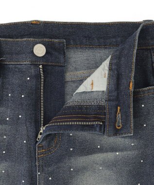 WEGO スターポケットラインストーンデニム デニム