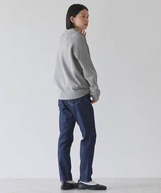 AMERICAN HOLIC バイパチハーフＺＩＰニットプルオーバー Light Gray Mixture