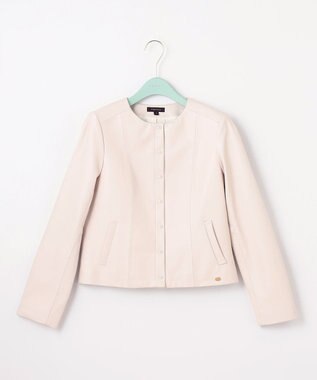 TOCCA BUBBLES レザージャケット アイボリー系