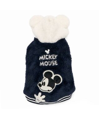 PET PARADISE ディズニー ミッキーマウス お揃いパーカー 小型犬 ネイビー