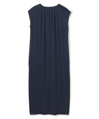 BEIGE， 【WEB限定・洗える】MELISSA / バックシフォンスキッパーロングワンピース Navy