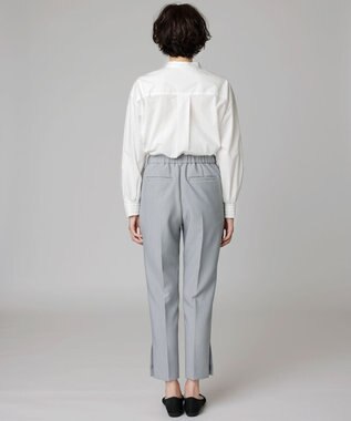 UNFILO L イージーパンツ テーパード ライトグレー系