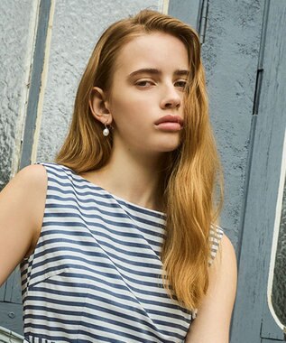 TOCCA DROP PEARL HOOP EARRINGS 淡水パールイヤリング【星風まどかさん着用】 ゴールド系