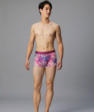 WACOAL MEN WACOAL MEN 【レースボクサー】 ボクサーパンツ フロント快適グラマラス 通気性 スカラ始末(裾部分) 前閉じ レース 下着 メンズ WT3826 /ワコールメン ロマンピンク