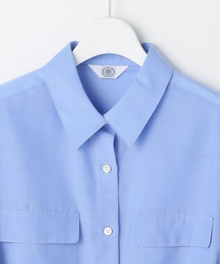 J.PRESS LADIES L リネンシアースラブ シャツ ブラウス ブルー系