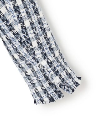 BEIGE， BERYL / ファンシーツイードノーカラージャケット Navy Mix