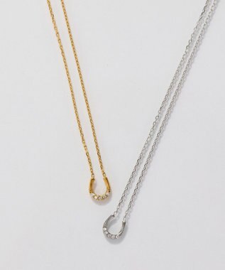Phoebe 【金属アレルギー対応】リッチラインホースシューネックレス　シルバー/ステンレス/馬蹄/バテイ シルバー