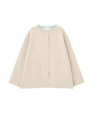 Green Parks リングドットニットコーディガン Beige