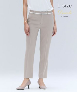 BEIGE， 【洗える・L-size】CINDY / クロップドパンツ