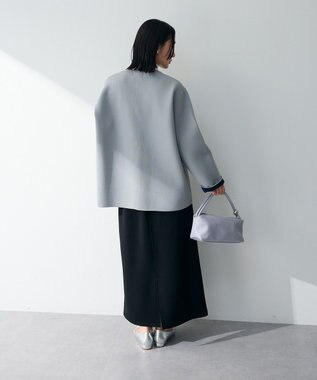 Green Parks リングドットニットコーディガン Gray