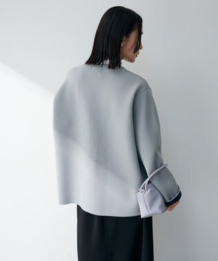 Green Parks リングドットニットコーディガン Gray