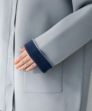 Green Parks リングドットニットコーディガン Gray