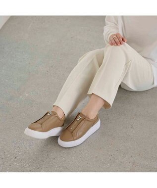 MODE ET JACOMO <MODE ET JACOMO>センタージップスニーカー ベージュ