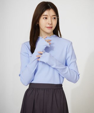 ANY SIS 【UVケア・接触冷感】キシリトール加工冷感 アームカバー アイスブルー