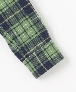 J.PRESS KIDS 【110-130cm】起毛チェックシャツ グリーン系4