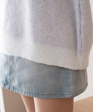 WEGO 【2025年秋冬新作】フラッフィーグラフィックニットBIGプルオーバー 柄1