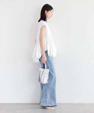 YECCA VECCA アシメペプラムカットソー Off White