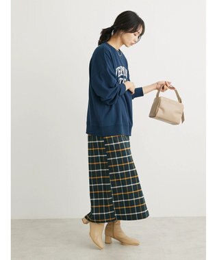 Green Parks アソートロゴ裏毛プルオーバー Navy