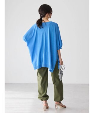 AMERICAN HOLIC ＵＶカットポンチョニットカーディガン Blue