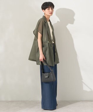 AMERICAN HOLIC シアーオーバーサイズテーラードベスト【WEB限定カラー有り】 Khaki