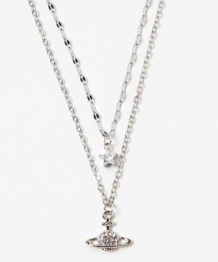 WEGO L2連ムーンキラキラネックレス 柄1