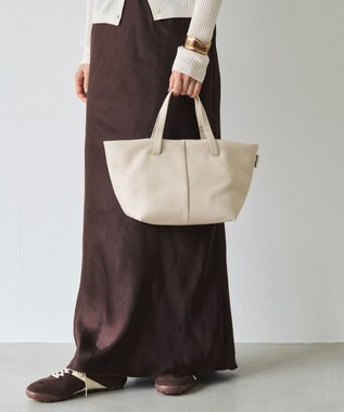 russet レザーダブルハンドルミニトート(CE-1638) Ivory