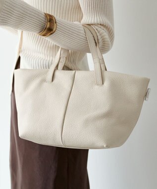 russet レザーダブルハンドルミニトート(CE-1638) Ivory