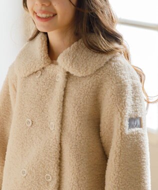 組曲 KIDS 【150-170㎝】スライバー ピーコート ベージュ系