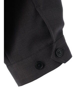 CRAFT STANDARD BOUTIQUE ポリエステルツイルスポーツジャケット Charcoal Gray