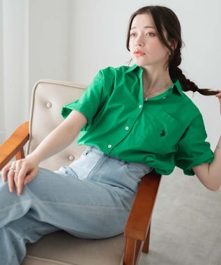 WEGO USPOLOハーフスリーブシャツ グリーン