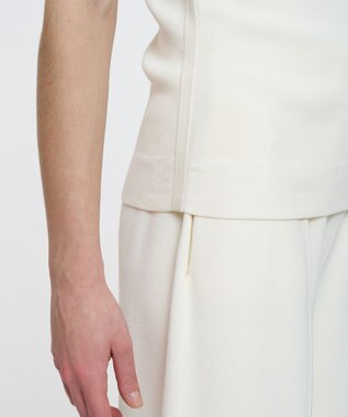 JOSEPH フルニードルビスコース　ニットタンクトップ Ivory