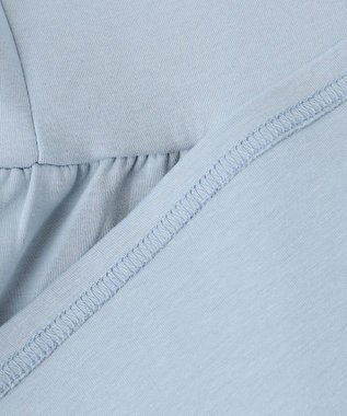 組曲 KIDS 【150-160㎝】ボウタイリボン トップス サックス系