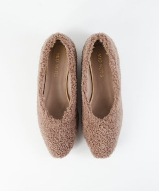 BONTRE 【MIONOTIS/ミオノティス】ファーフラットパンプス/40411