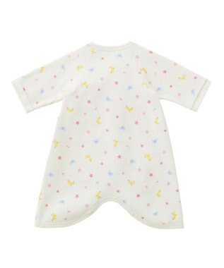 MIKI HOUSE HOT BISCUITS 【50-60cm】 スムースコンビ肌着 ピンク