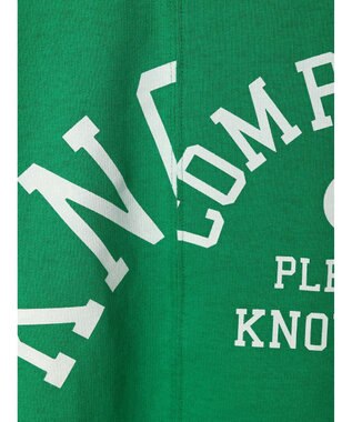 Green Parks コットンＵＳＡミニ裏毛リメイク風プルオーバー Green