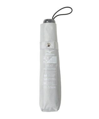 MOONBAT MIZUNO  (ミズノ) 無地 ロゴ 日傘 折りたたみ傘 パラソル 晴雨兼用  一級遮光 遮熱効果 遮光率100% UV遮蔽100% 高遮熱