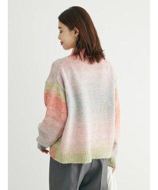 Green Parks グラデーションニットプルオーバー Multi