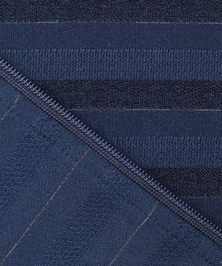 23区GOLF 【WOMEN】便利なUV羽織！【吸水速乾/UVカット】ラメボーダージャージ ネイビー系